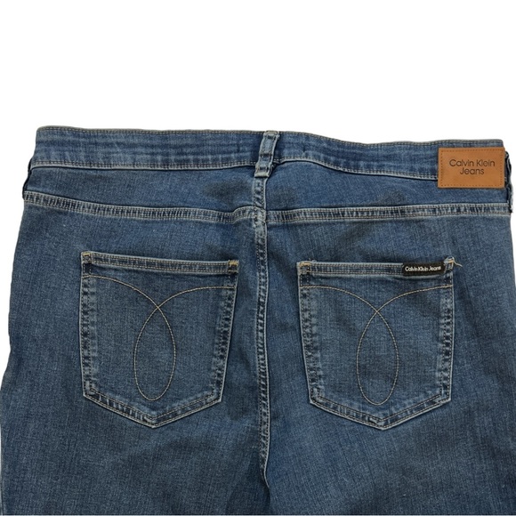 Calvin Klein Jeans Mid Rise Skinny Made with Repreve, Women’s, Blue, Sz 18 W - Picture 8 of 12
